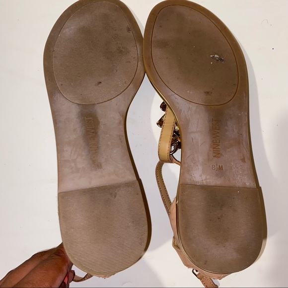 Nine West Keylime Chainlink Thong Sandal - Picture 4 of 5